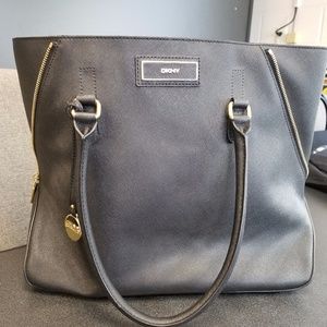 SOLD: DKNY Black Shopper Tote